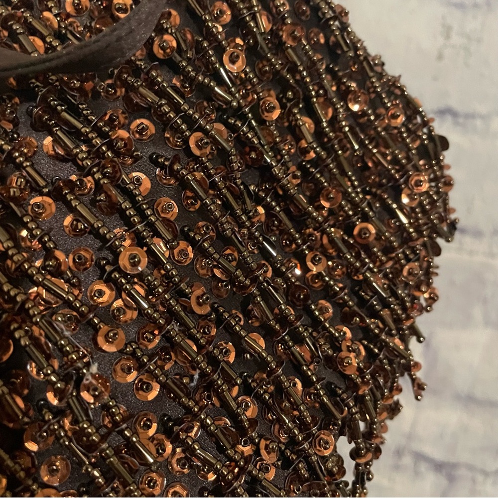 Vintage 70’s Lillie Rubin Beaded Sequin Fringe Art Deco Gatsby Flapper Purse - Picture 12 of 12